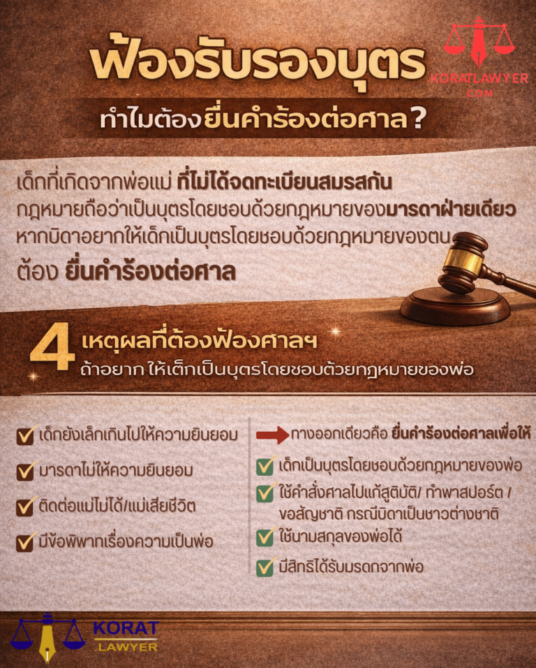 รับรองบุตรทนายโคราช